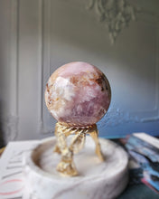 將圖片載入圖庫檢視器 Pink Amethyst Flower Agate Sphere - 587g #101
