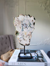 Load image into Gallery viewer, Pink Amethyst Slab on Stand - 1.6kg #144
