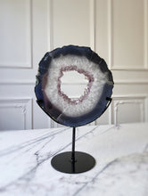 Load image into Gallery viewer, Amethyst Portal / Slab on stand - 2.46kg #2
