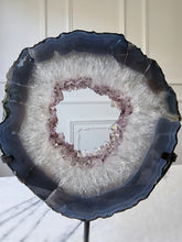 Load image into Gallery viewer, Amethyst Portal / Slab on stand - 2.46kg #2
