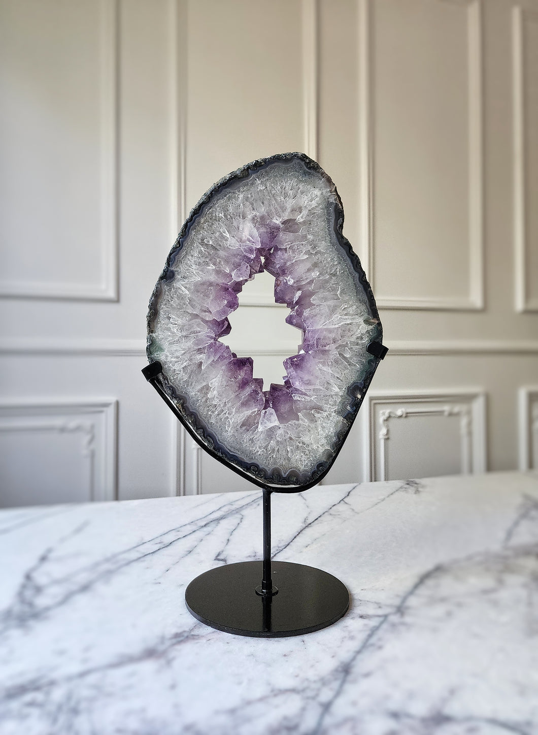 Large Amethyst Portal / Slab on stand - 4.47kg #3