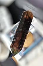 Load image into Gallery viewer, Smoky Quartz Double Terminated on Gold Stand - 1.35kg Extra Quality #119

