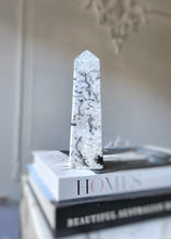 將圖片載入圖庫檢視器 Black &amp; White Quartz Tower - 689g #118
