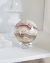 Load image into Gallery viewer, Pink Banded Calcite Sphere - 792g #36
