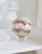 이미지를 갤러리 뷰어에 로드 , Pink Banded Calcite Sphere - 792g #36
