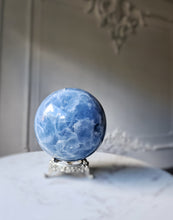 Load image into Gallery viewer, Blue Calcite Sphere - 968g #97
