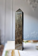 Load image into Gallery viewer, Golden Sheen Obsidian Tower - 512g #129
