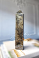 Load image into Gallery viewer, Golden Sheen Obsidian Tower - 538g #130
