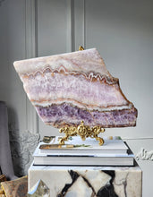 Load image into Gallery viewer, Amethyst x Agate Slab - 1.72kg #130
