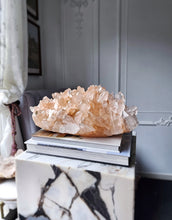 Load image into Gallery viewer, Large Peach Himalayan Quartz Cluster - 6.5kg High Grade #127
