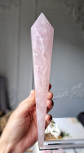 Load image into Gallery viewer, Rose Quartz Wand - 418g #24
