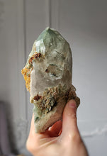 Load image into Gallery viewer, Green Chlorite Himalayan Quartz on Stand - 800g #292
