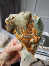 Load image into Gallery viewer, Green Chlorite Himalayan Quartz on Stand - 800g #292
