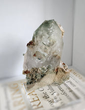 Load image into Gallery viewer, Green Chlorite Himalayan Quartz on Stand - 800g #292
