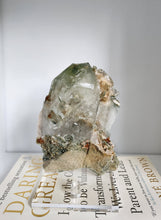 Load image into Gallery viewer, Green Chlorite Himalayan Quartz on Stand - 800g #292
