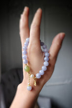 Load image into Gallery viewer, Aquamarine X Green Jade Bracelet
