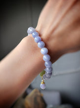 Load image into Gallery viewer, Aquamarine X Green Jade Bracelet
