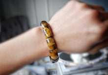 画像をギャラリービューアに読み込む, Tiger Eye Bracelet - Rectangle
