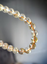 Load image into Gallery viewer, Golden Rutilated Bead Bracelet #7
