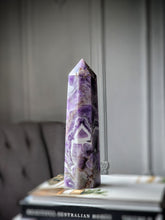 將圖片載入圖庫檢視器 Large Chevron Amethyst Tower - 1.56kg #31
