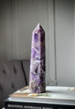 將圖片載入圖庫檢視器 Large Chevron Amethyst Tower - 1.56kg #31
