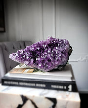 Cargar imagen en el visor de la galería, Large Amethyst Cluster on Stand - 5.52kg #2
