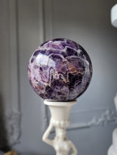 Load image into Gallery viewer, Chevron Amethyst Sphere - 837g #132
