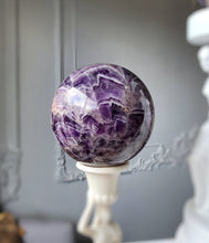 Load image into Gallery viewer, Chevron Amethyst Sphere - 837g #132
