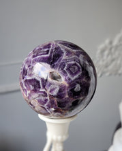 Load image into Gallery viewer, Chevron Amethyst Sphere - 837g #132
