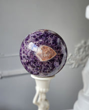 Load image into Gallery viewer, Chevron Amethyst Sphere - 837g #132
