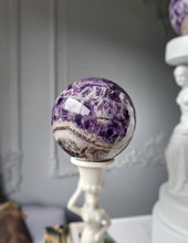 画像をギャラリービューアに読み込む, Chevron Amethyst x Smoky Quartz Sphere - 800g #97
