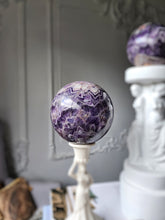 Load image into Gallery viewer, Chevron Amethyst Sphere - 1.5kg #148
