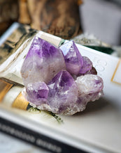 이미지를 갤러리 뷰어에 로드 , Elestial Amethyst Half Raw Half Polished Cluster - 968g #18
