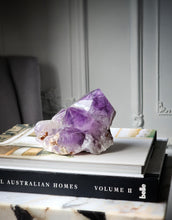 이미지를 갤러리 뷰어에 로드 , Elestial Amethyst Half Raw Half Polished Cluster - 968g #18
