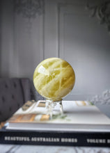 Load image into Gallery viewer, Large Lemon Citrine Quartz Sphere - 2.36kg #99
