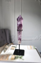 Load image into Gallery viewer, Phantom Amethyst Wand on Black Stand - 480g #3
