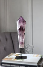 Load image into Gallery viewer, Phantom Amethyst Wand on Black Stand - 970g #1
