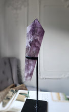 Load image into Gallery viewer, Phantom Amethyst Wand on Black Stand - 1kg #5
