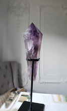 Load image into Gallery viewer, Phantom Amethyst Wand on Black Stand - 1kg #5
