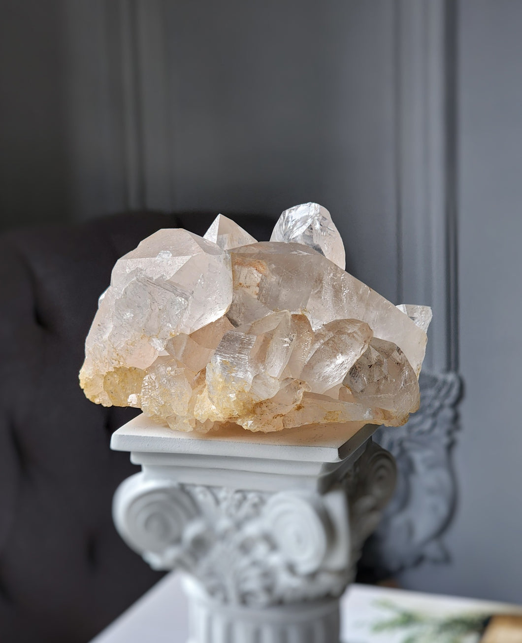 Peach Himalayan Quartz Cluster - 831g #304