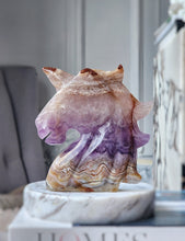 Load image into Gallery viewer, Amethyst &amp; Agate Unicorn - 336g #273
