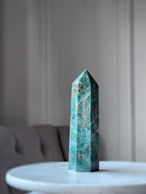 將圖片載入圖庫檢視器 Blue Apatite Tower - 393g #80
