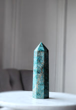 將圖片載入圖庫檢視器 Blue Apatite Tower - 393g #80
