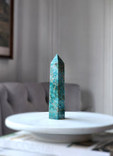 將圖片載入圖庫檢視器 Blue Apatite Tower - 393g #80
