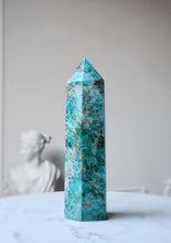 將圖片載入圖庫檢視器 Blue Apatite Tower - 393g #80
