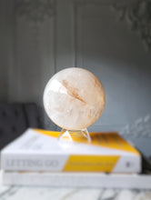 Load image into Gallery viewer, Large White Quartz Sphere x Golden Healer Inclusion - 3.15kg
