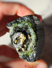 Load image into Gallery viewer, Green Tourmaline Cluster / Raw Stone - 130g #24
