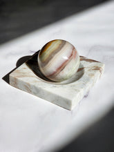 Load image into Gallery viewer, Marble Sphere Holder / Jewellery Tray #146
