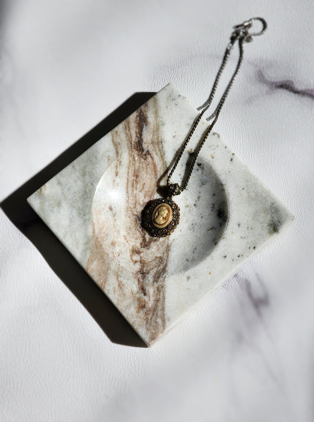 Marble Sphere Holder / Jewellery Tray #142