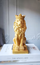 Load image into Gallery viewer, Large Lion Stand / Sphere Holder - Gold
